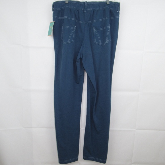 Casual Blue Pants Size PS, PM Drawstring Tangerine - Picture 2 of 4